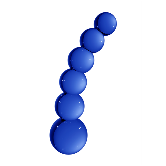 Planety - Skleněný dildo