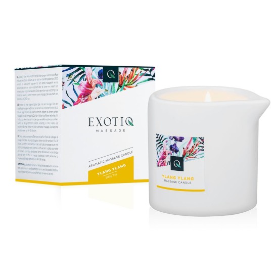 EXOTIQ Masážní svíčka Ylang Ylang - 200g