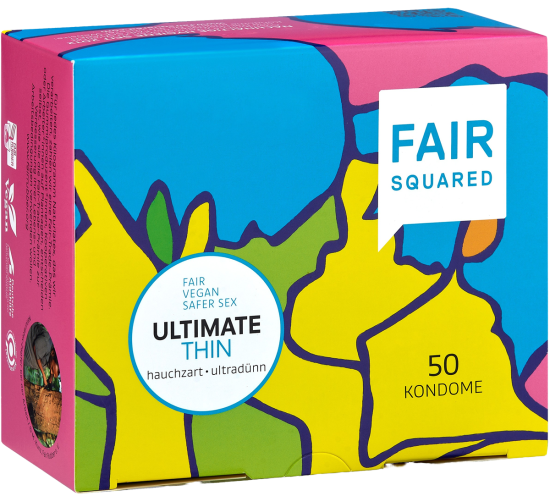 Fair Squared Maxi-Pack: Ultimate Thin 50 pcs