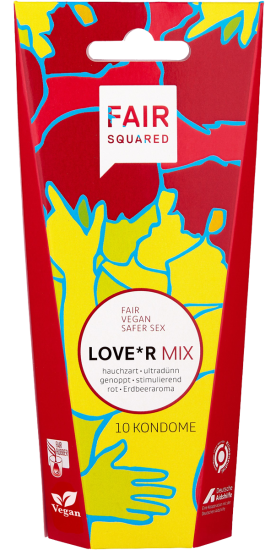 Fair Squared Single: Love*r Mix condoms 10 pcs
