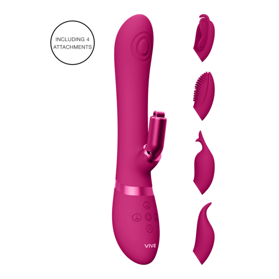 Etsu - Pulzující vlna G-bod Králík Stimulátor klitorisu - Růžový