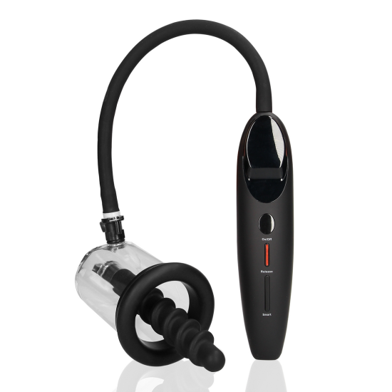 Automatická dobíjecí růžová pumpa - Černá