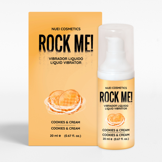 Tekutý vibrátor - Cookies a Smetana - 20 ml