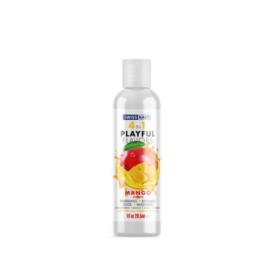 Lubrikant 4 v 1 s příchutí manga - 30 ml