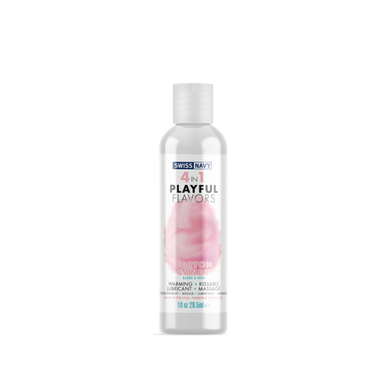 4 v 1 Lubrikant s příchutí cukrové vaty - 30 ml