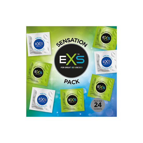 EXS Sensation Balíček - Kondomy - 24 ks