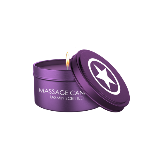 Masážní svíčka - Nezbedná - Fialová