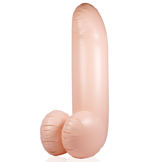 Nafukovací penis - 55''/ 140 cm - Tělová barva