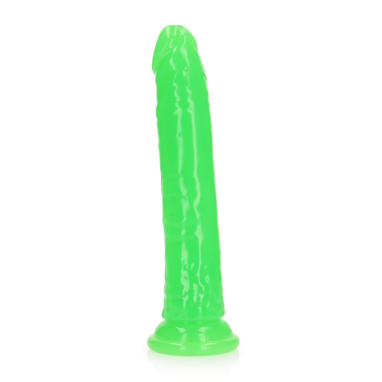 Slim Realistické Dildo s Přísavkou - Svítící ve Tmě - 22