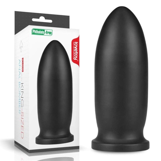 9" King Sized Anální kolík Černý