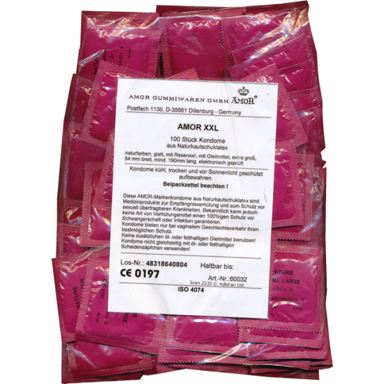 Amor 1000 Condoms: XXL
