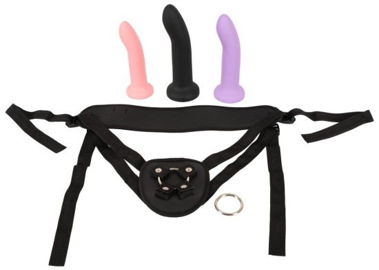 Vaše Strap-On 3-dílná Sada s Postrojem