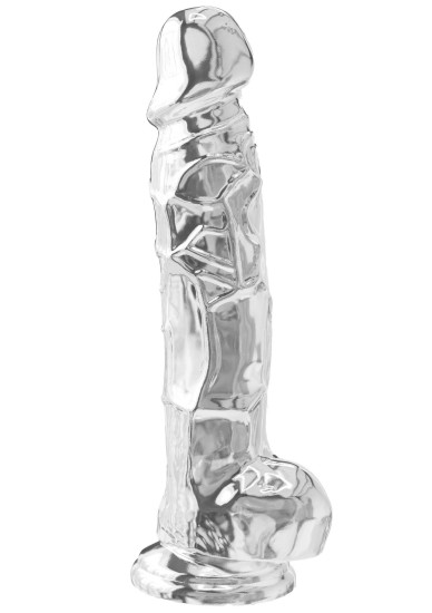 Transparentní dildo TPE 22