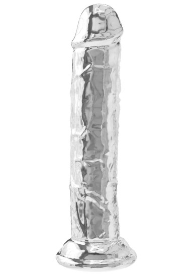 Průhledný Dong TPE 19 cm