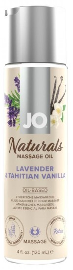 System JO - Naturals Massage Oil Lavender & Tahitian Vanilla 120 ml