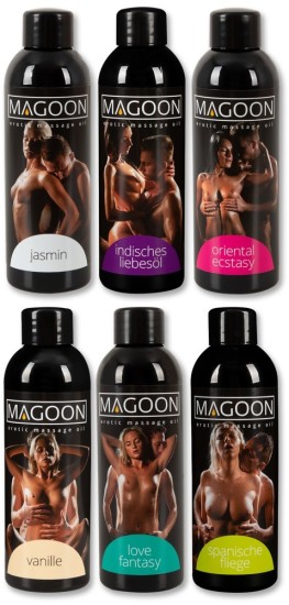 Sada masážních olejů Magoon 100 ml pack 6