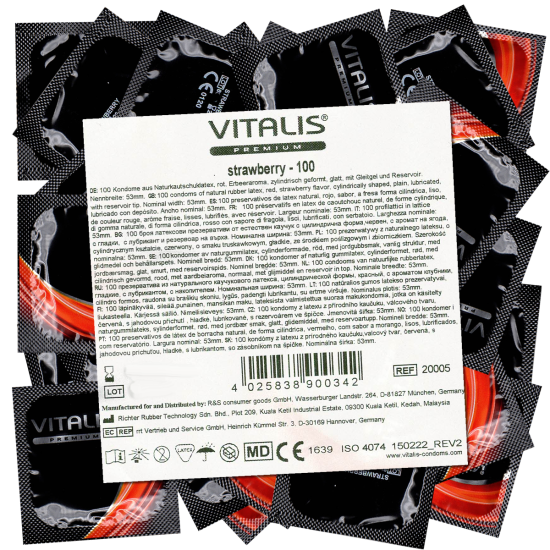 Vitalis Premium Bulk-Pack: Strawberry/Red