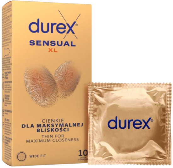 Durex Sensual – XL kondomy (10 ks)