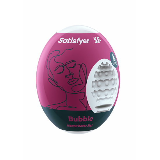 Bubble - Masturbátor Vajčko - Fialové
