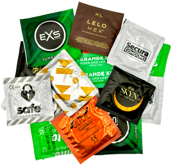 Sada XXL kondomů – Bigboy pack (18 ks)