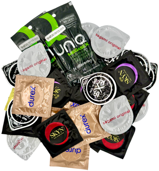 Sada bezlatexových kondomů – Latexfree pack (36 ks)