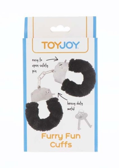 ToyJoy Furry Fun Cuffs plyšová erotická pouta