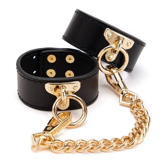 Koženková pouta Crimson Halo