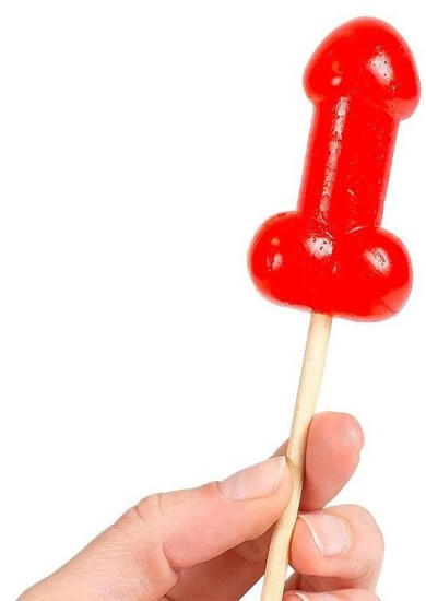CHERRY CANDY PENIS LOLLIPOP WITH SPICY WARMING EFFECT