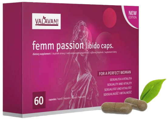 Femm Passion libido caps. 60 kapslí