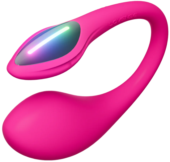 Lovense Lush Mini - Powerful Remote-controlled Wearable G-Spot Egg Vibrator - Pink
