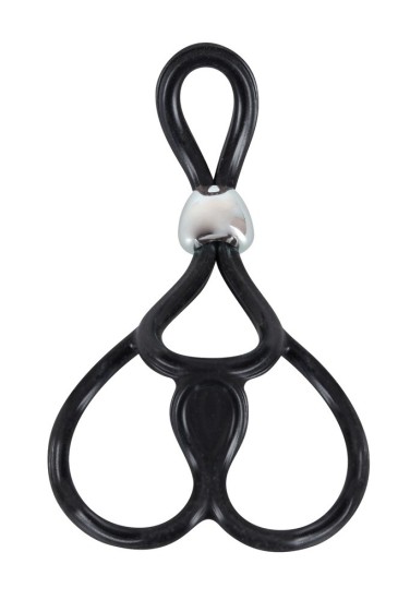 You2Toys Triple Ball and Cock Ring – trojitý erekční kroužek na penis a varlata