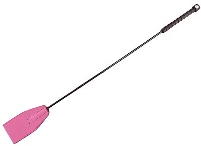 ROUGE Leather Riding Crop Pink