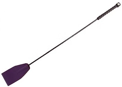 ROUGE Leather Riding Crop Purple